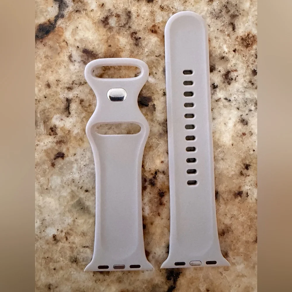 Floral Silicone Apple Watch Bands - Multiple Colors